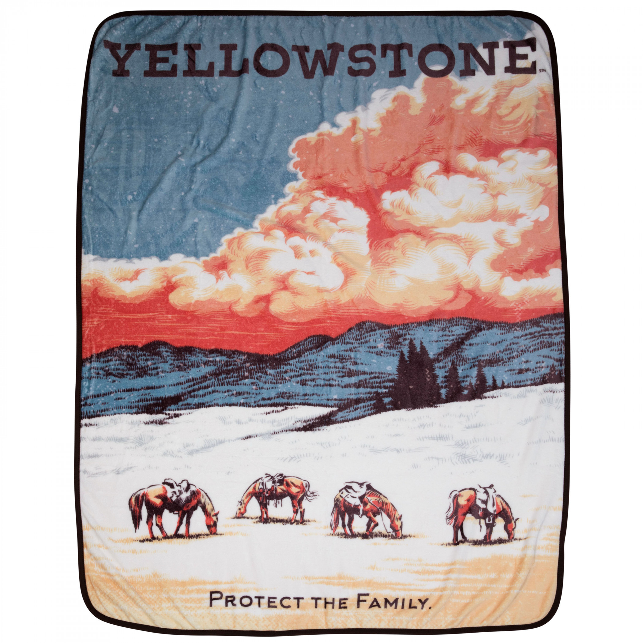 Yellowstone Protect The Family 45"x60" Throw Blanket